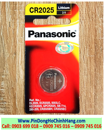 Panasonic CR2025, Pin CR2025